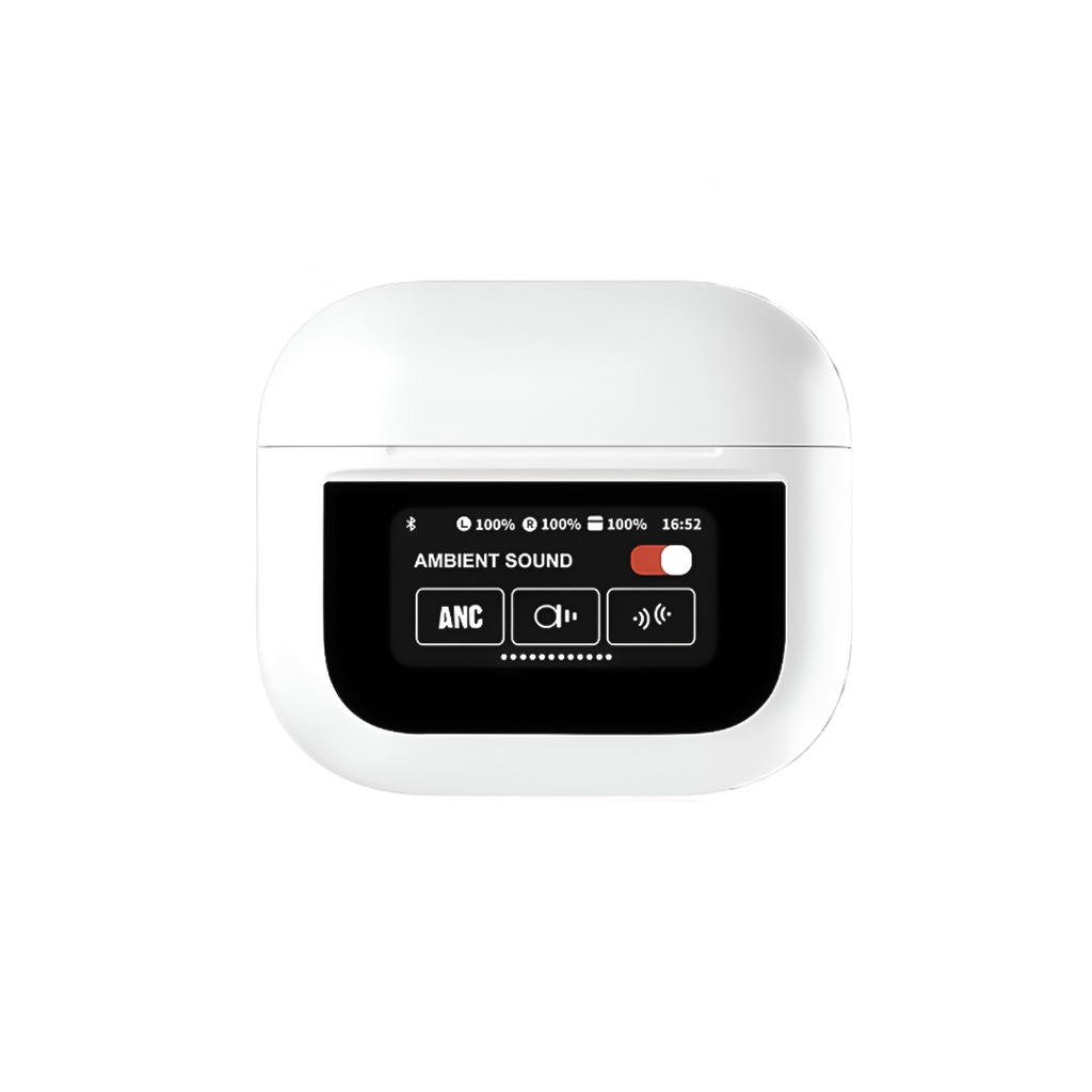 [LM24-12-52] AUDÍFONOS BLUETOOTH CON CANCELACIÓN ACTIVA DE RUIDO Y PANTALLA TÁCTIL