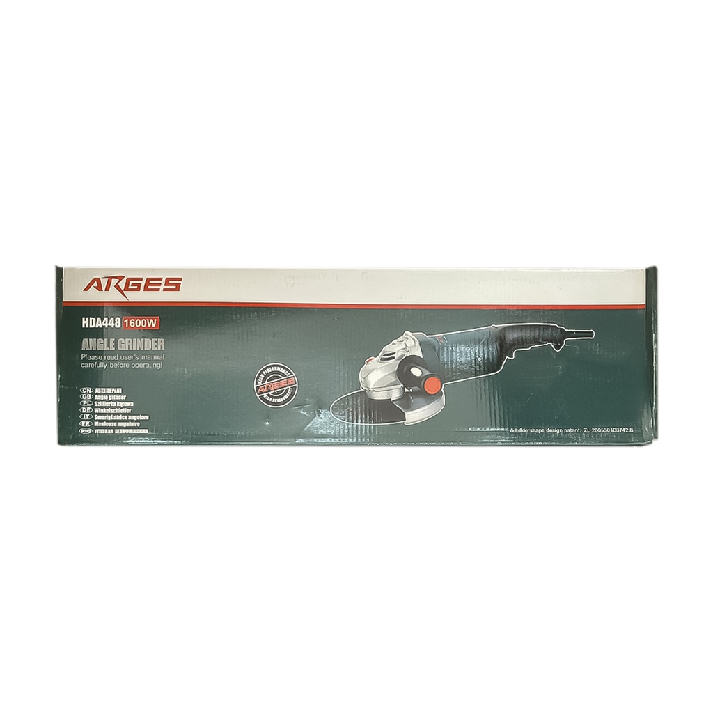 [LM25-6-2006] AMOLADORA 9" ARGES 1600W - HERRAMIENTA ELÉCTRICA