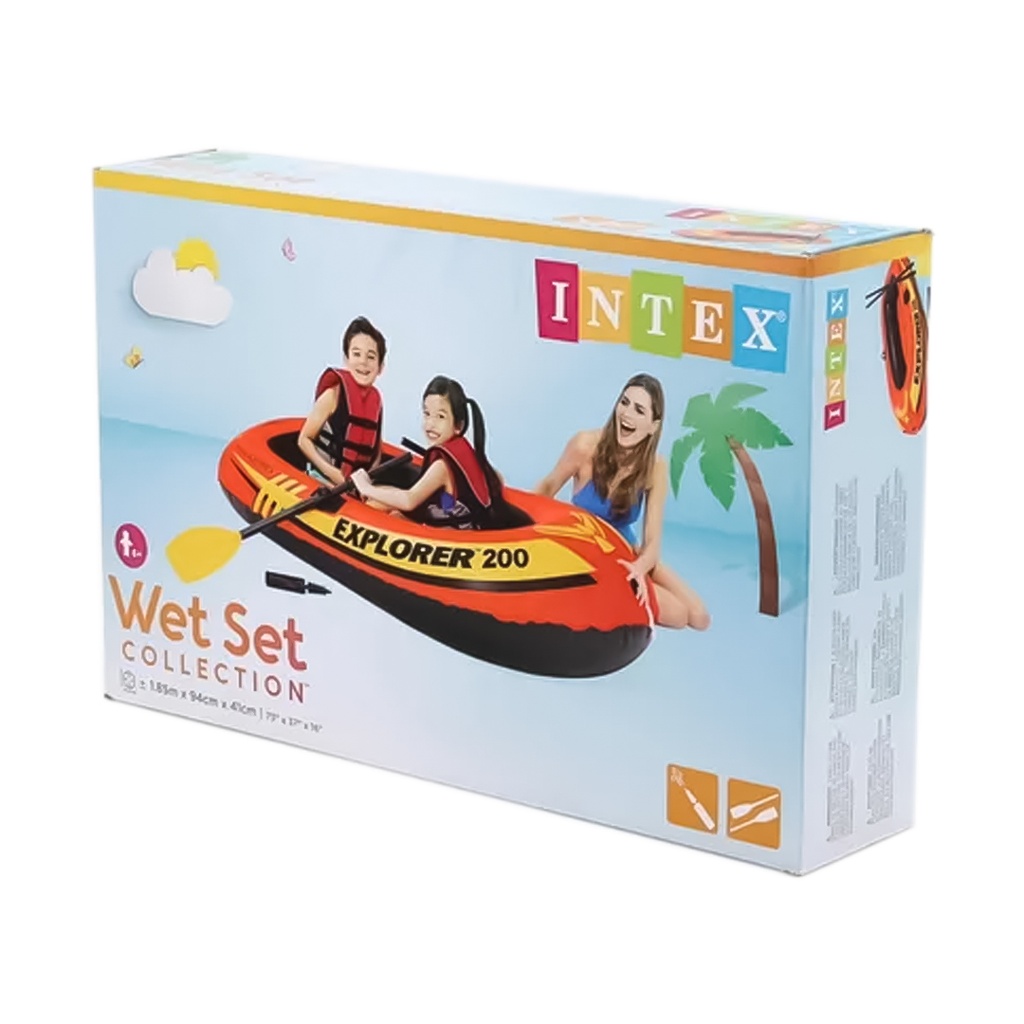 [LMY25-7-19140-7] BOTE INFLABLE PARA 2 NIÑOS INTEX