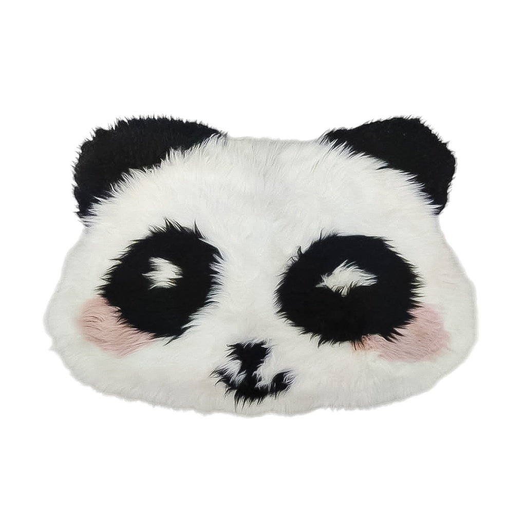 [LMN25-10-1001] ALFOMBRA DECORATIVA DE OSO PANDA SUAVE Y ACOGEDORA