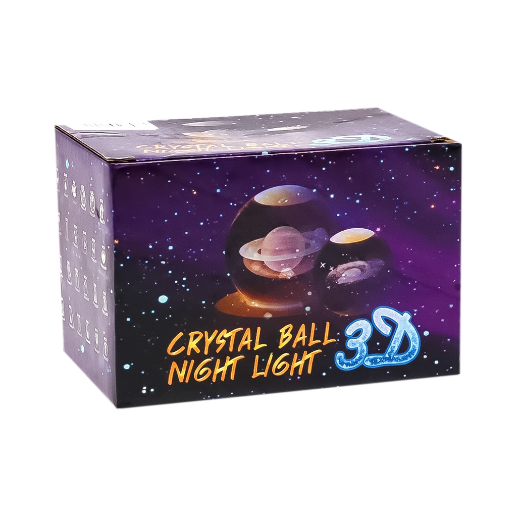 [LMN25-11-1031] LÁMPARA DE NOCHE 3D BOLA DE CRISTAL CON DISEÑOS VARIADOS
