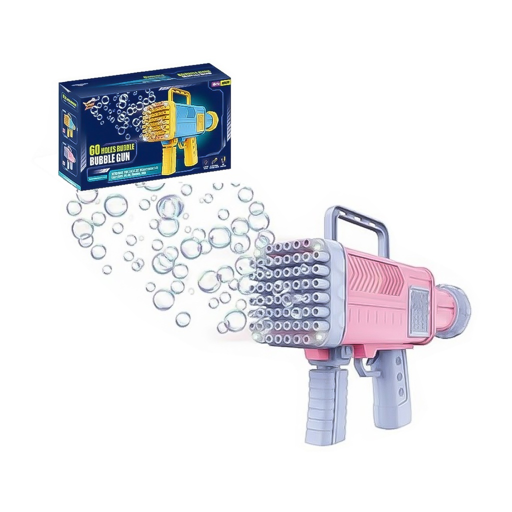 [LMY25-11-722-46] BURBUJA PISTOLA AUTOMÁTICA DE JUGUETE - DIVERSIÓN ASEGURADA