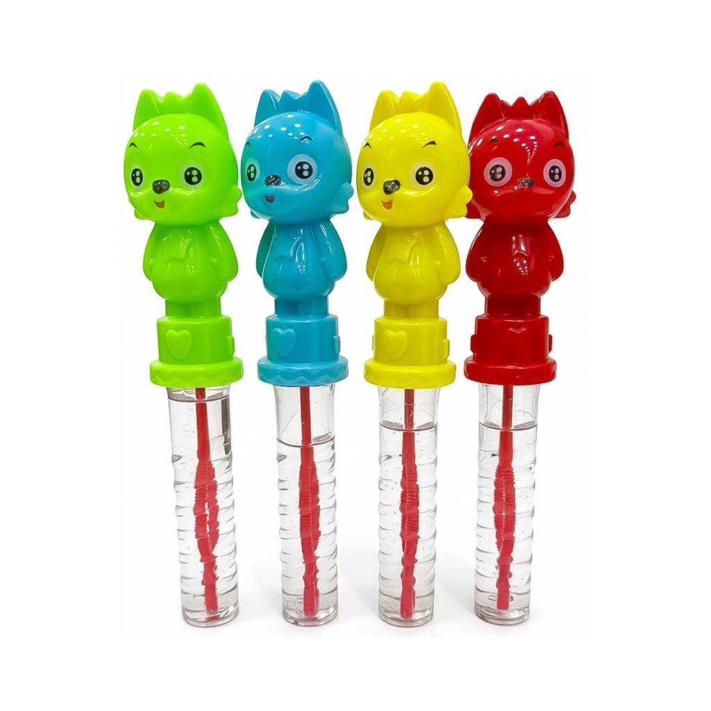 [LM25-12-HBUR0125-4] BURBUJA DE NIÑO CON DISEÑO DE GATO - 36 CM COLORIDO