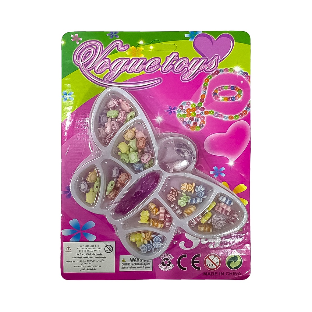 [LM25-12-HJUG2200-43] BLISTER DE CHAQUIRA DE 18.5 CM PARA CREAR VINCHAS, PULSERAS Y COLLARES COLORIDOS