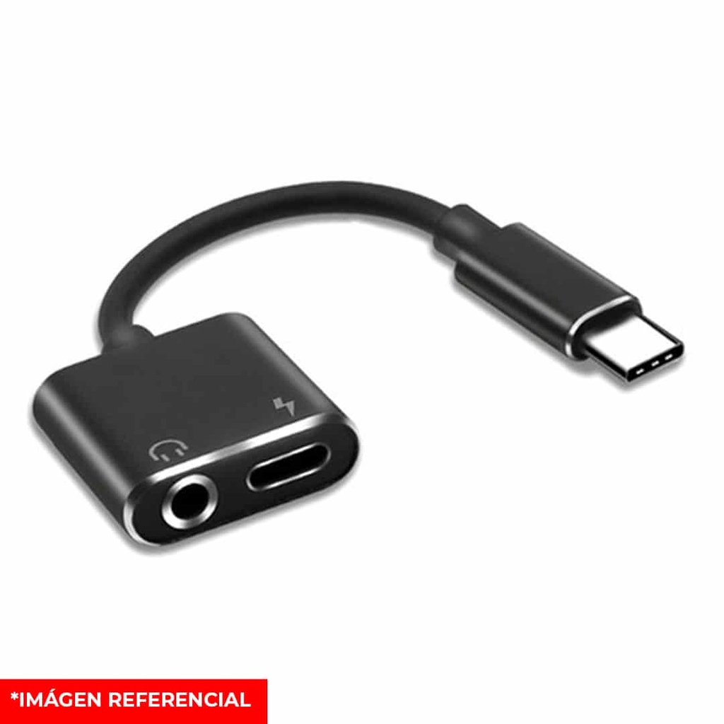 [LM21-772-TEST] ADAPTADOR 2 EN 1 TIPO C - C + AUX1
