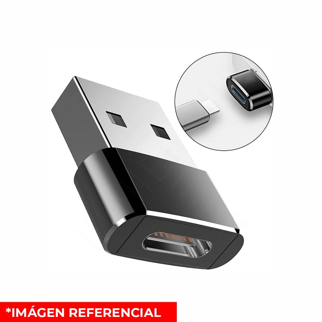 [LM21-670] ADAPTADOR TIPO C A USB (12 UNIDADES)