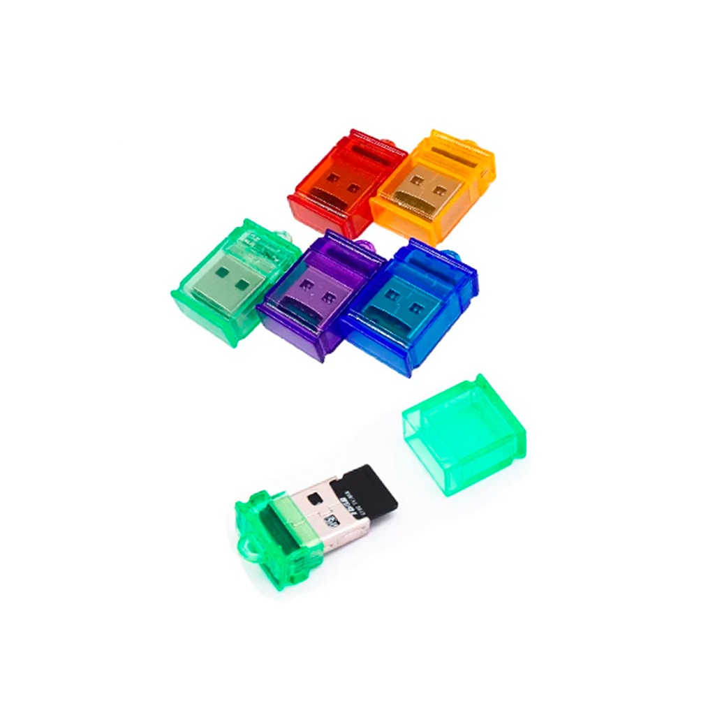 [EBN-ACC-2471] LECTOR DE MEMORIA SD A USB COMPACTO PARA TRANSFERENCIA DE DATOS - SET DE 12 UNIDADES