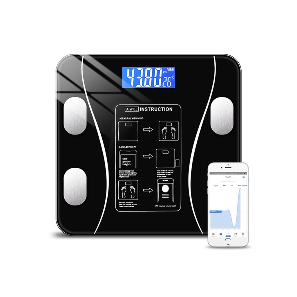 [LM23-2-54] BALANZA CORPORAL BLUETOOTH