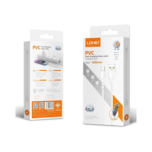 [LM23-12-4] CABLE 25W TIPO "C" 1M L S 8 4 1