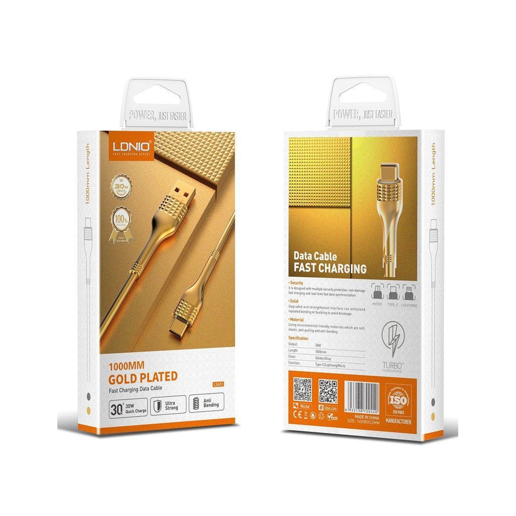 [LM23-12-24] CABLE 30W TIPO "C" 1M. L S 6 5 1
