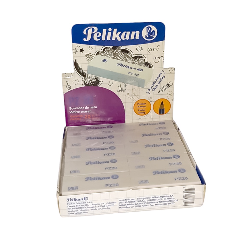 [LM24-8-1034] BORRADOR PELIKAN PZ 20 - CAJA DE 20 UNIDADES