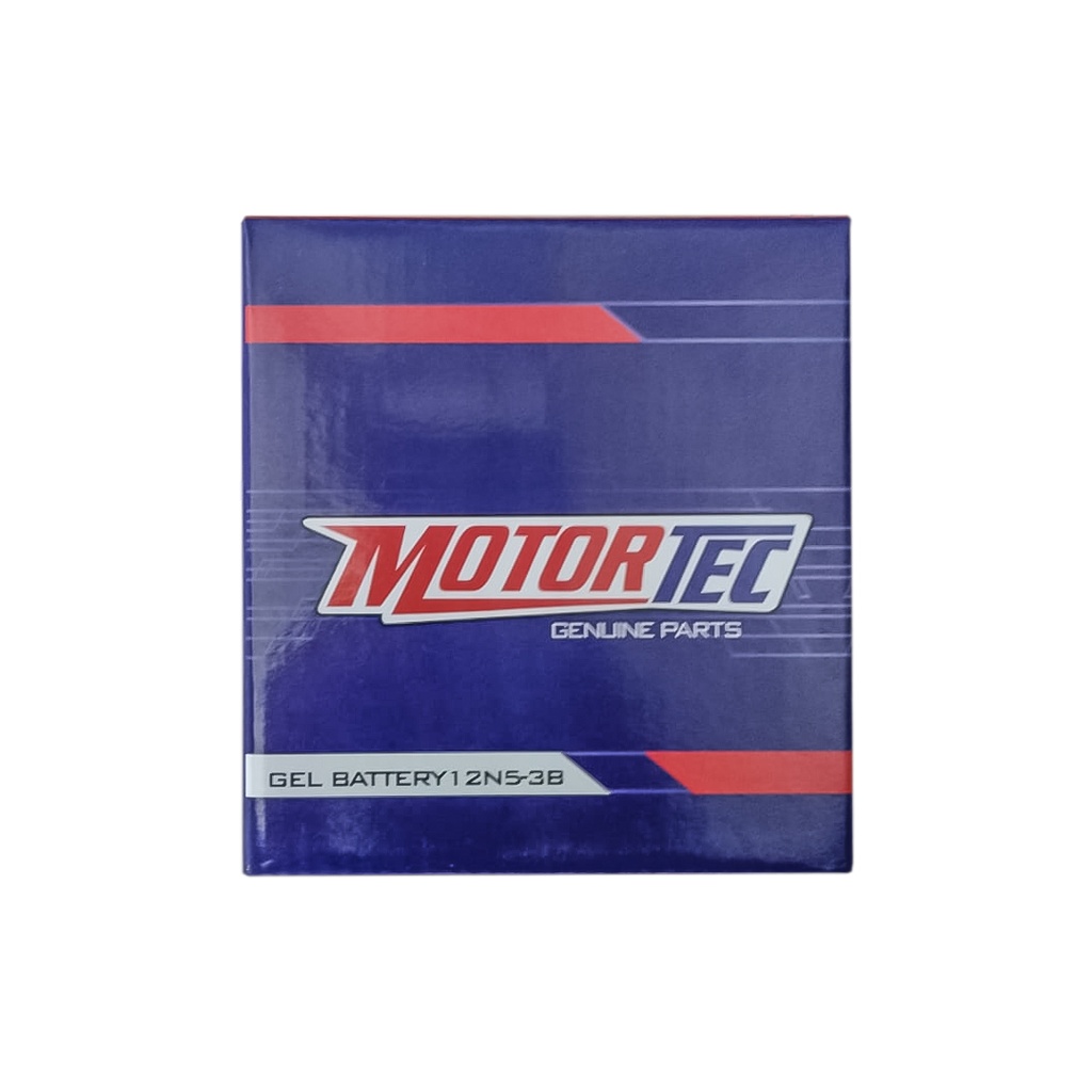 [LM24-10-1019] BATERÍA DE GEL MOTORTEL 12N5-3B PARA MOTOCICLETA, REPUESTO DE ENERGÍA CONFIABLE