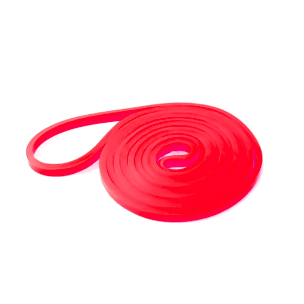 [LM24-9-87] BANDA DE RESISTENCIA ELÁSTICA ROJA 13MM ANCHO 1M FITNESS