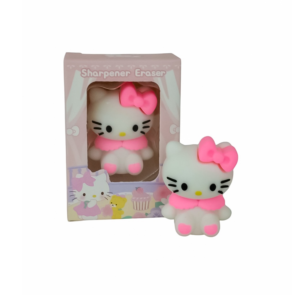 [LM25-3-1082] BORRADOR SACAPUNTAS HELLO KITTY 9209